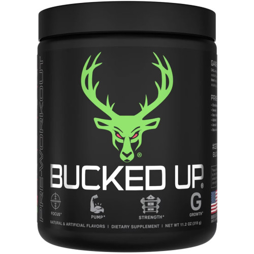 Bucked Up Pre-Workout Watermelon Flavor 30 Serving Tub