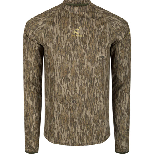Drake Ol' Tom Early Bird Long Sleeve Performance Crew MO Bottomland XLarge
