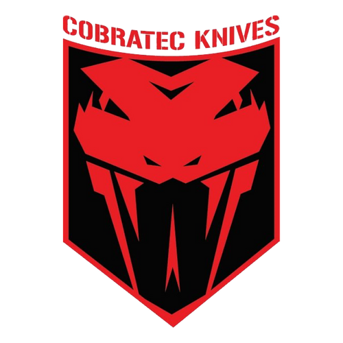 CobraTec Medium Kuzio Drop Point Liner Lock Folding Knife Black G-10 D2 Blade