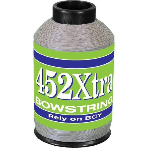 BCY 452Xtra Bowstring Material Silver 1/4 lb. - 67% Dyneema 33% Vectran
