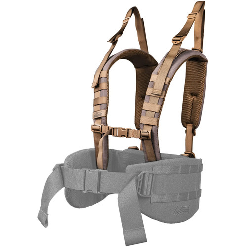 Latitude Back Straps Gen 2 Gray - Saddle Hunting Pack Straps