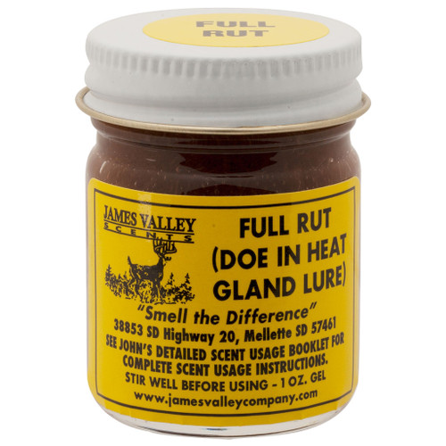 James Valley Gel Scents Full Rut Deer Lure 1 oz.