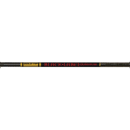 Gold Tip Black Label Quantum Arrow Shafts 250 Spine - 1 Dozen
