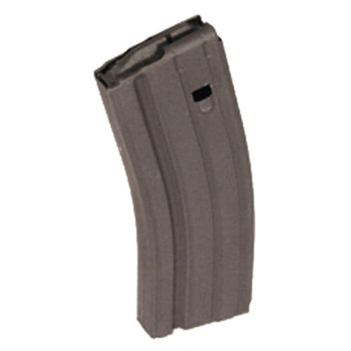 AR-15 6.8 SPC Stainless Steel 10-Round Blocked 25rd Magazine Gray Gen2 Follower