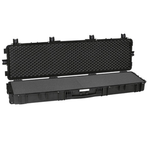 64-Inch X-Long Waterproof Gun Case Black Pre-Cubed Foam