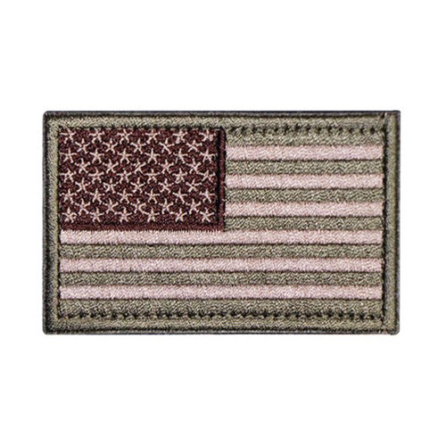 US Flag FDE Flat Dark Earth Velcro Morale Patch