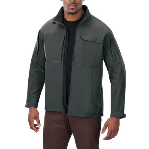 DOWNRANGE SOFTSHELL JACKET SLATE GRY MED