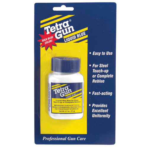 Gun Liquid Blue 2.7 oz Blister Pack Firearm Bluing Solution