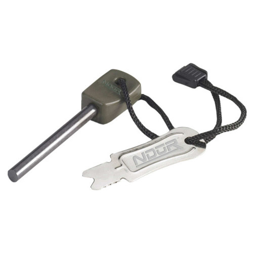 NDUR Small Fire Steel and Striker Survival Fire Starter