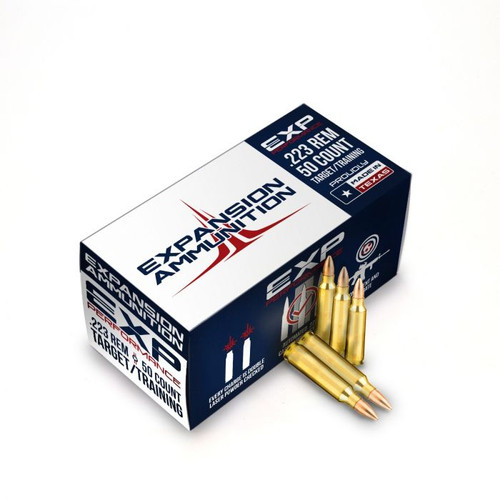 Expansion Ammunition -  .223 Remington 55gr Factory New Ammunition