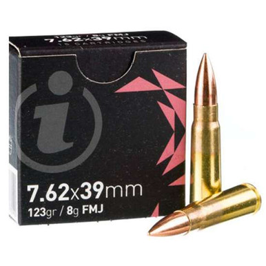 an 7.62x39mm 123gr FMJ Ammo