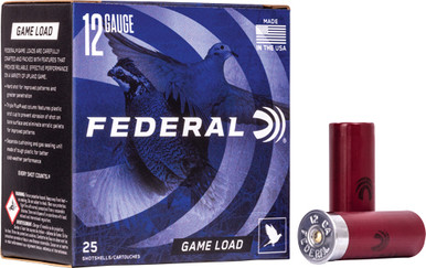 eral Game-Shok Upland Load 12 Gauge (12 Ga.) 2.75 In. 1 Oz. 7.5 Shot 25 Rd. Ammo
