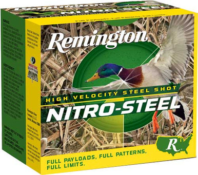 ington Ammunition NS12M2 Nitro Steel 12 Gauge (12 Ga.) 3 In. 1 1/4 Oz 2 Shot Ammo