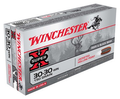 chester X30301 Super-X Jacketed Hollow Point 150 Grain .30-30 Winchester 2390 Fps Ammo