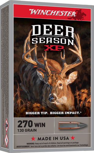 chester X270DS Deer Season XP Extreme Point 130 Grain .270 Winchester 3060 Fps Ammo