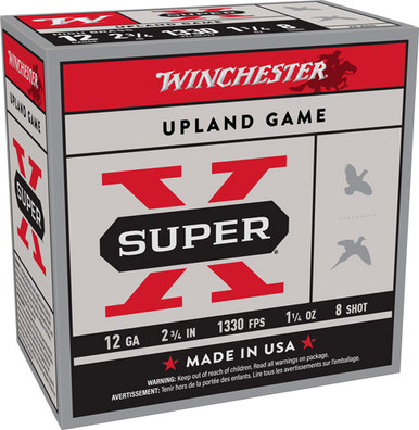 chester X128 Super X Heavy Game Load 12 Gauge 2-3/4 1-1/4oz #8 1330 Fps Ammo