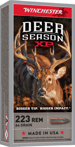 chester X223DS Deer Season XP Extreme Point 64 Grain .223 Remington 3020 Fps Ammo