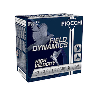 cchi XN12HV5 Field Dynamics High Velocity 12 Gauge 2-3/4 1-1/4oz #5 1330 Fps Ammo