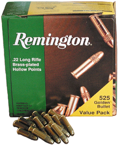 ington 21250 Golden Bullet Value Pack Hollow Point 36 Grain .22 Long Rifle 1280 Fps Ammo