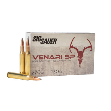  Sauer V270SP13020 Venari Soft Point 130 Grain .270 Winchester 3140 Fps Ammo