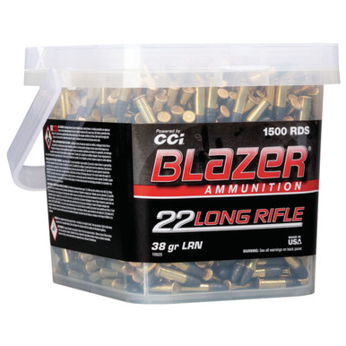 zer 10025 Lead Round Nose 38 Grain .22 Long Rifle 1235 Fps Ammo