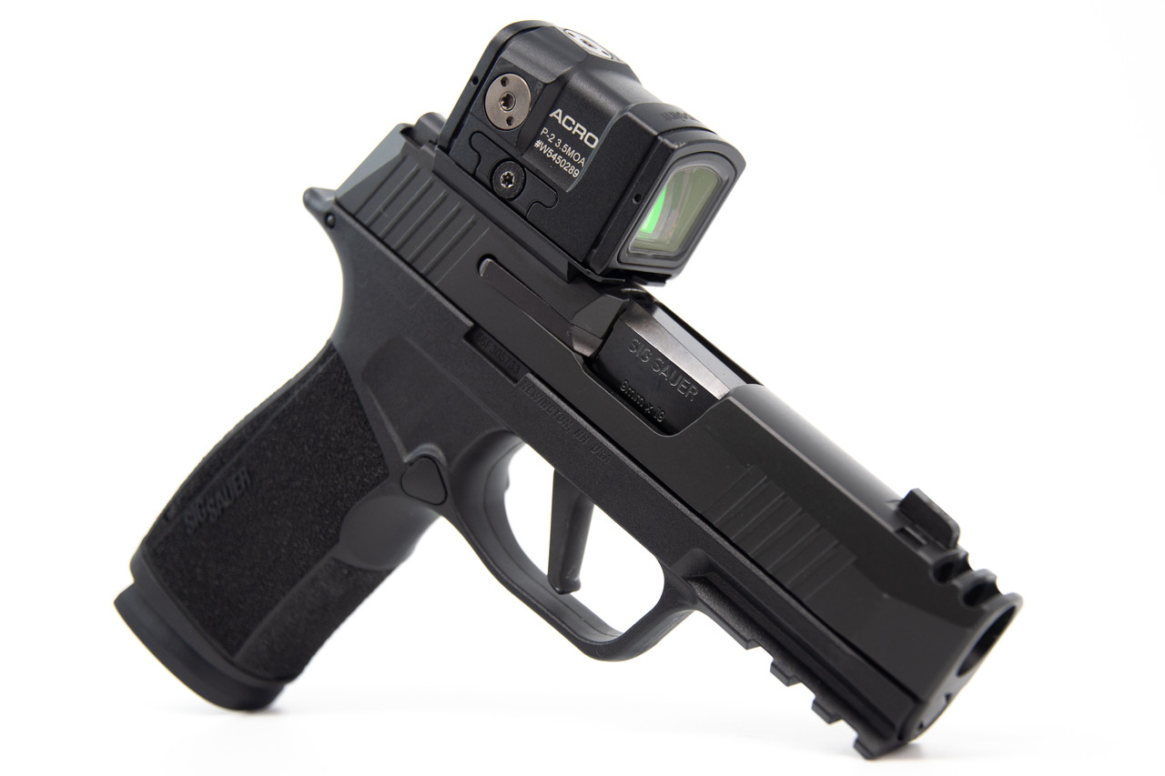 Optic Adapter Plate (Black) - Sig P365X/XL/XMacro to Aimpoint Acro