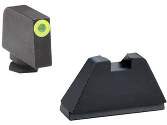 AmeriGlo XL Height Sights (Orange Outline Tritium Front/Black Rear