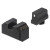 Night Fision O.R. Stealth Sights for Glock (Blk OL Tritium F & Blk Serr R) - 260-267H