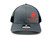 Maple Leaf Hat - Stitched Logo (Charcoal Grey/Red - Richardson 112)