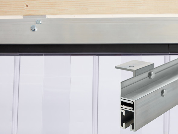Standard J-Hook Jamb Mount Strip Door Kit Standard J-Hook Jamb Mount Strip Door Kit