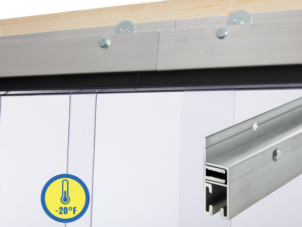 Low Temp J-Hook Wall Mount Strip Door Kit Low Temp J-Hook Wall Mount Strip Door Kit