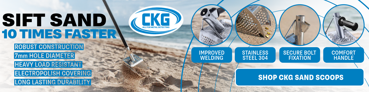 CKG Sand scoops - sift sand 10x faster