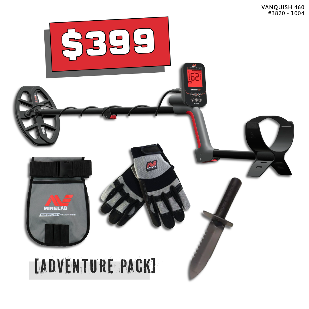 Minelab Vanquish 460 Metal Detector Adventure Pack #1