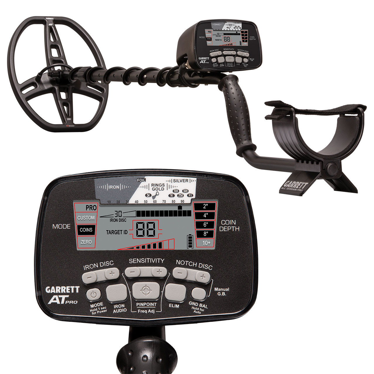 Garrett AT Pro Metal Detector with Waterproof 8.5