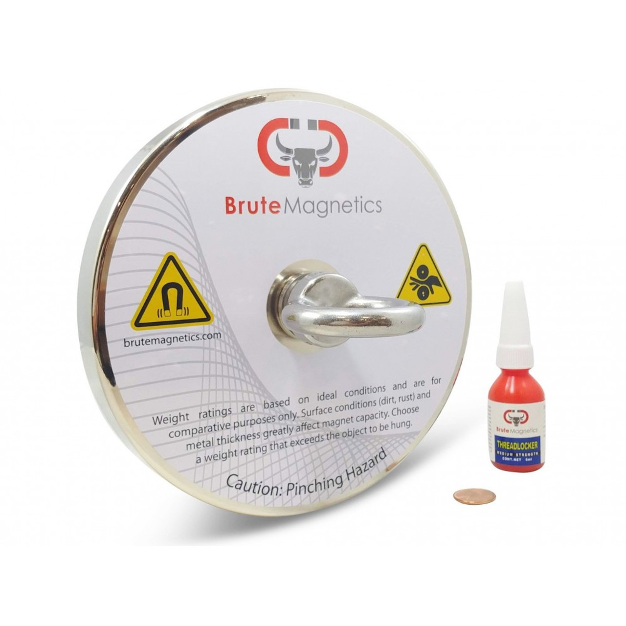 Brute Magnetic Dock Buster Neodymium 2,100lb+ Fishing Magnet