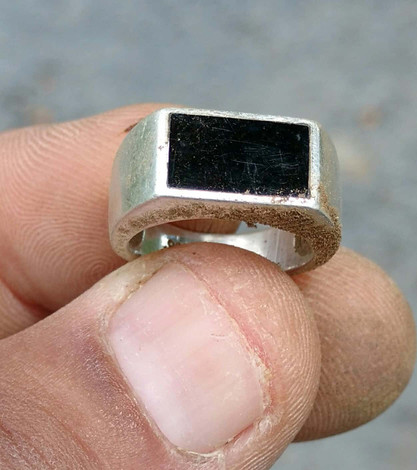 Onyx Ring Metal Detector Find