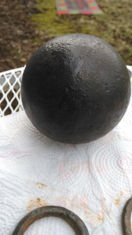 Cannon Ball Metal Detecting Find