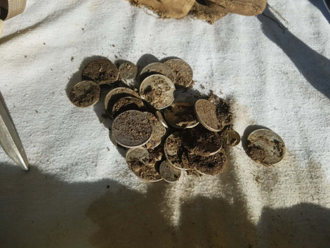 Old Homestead Coin Cache Metal Detecting Find