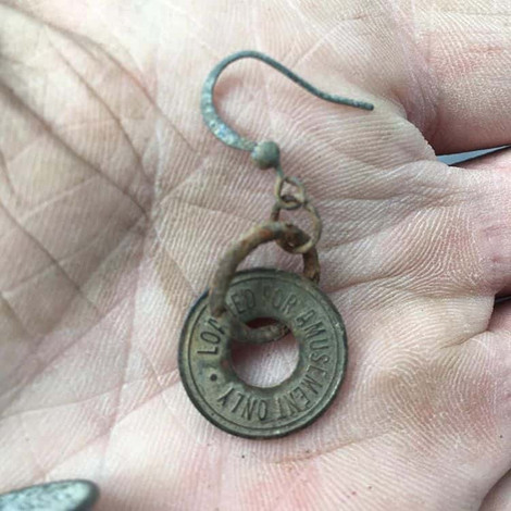 Old Souvenir Metal Detecting Find