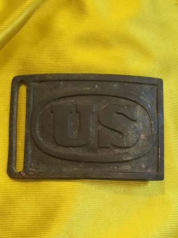 1874 US Cadet Buckle Metal Detecting Find