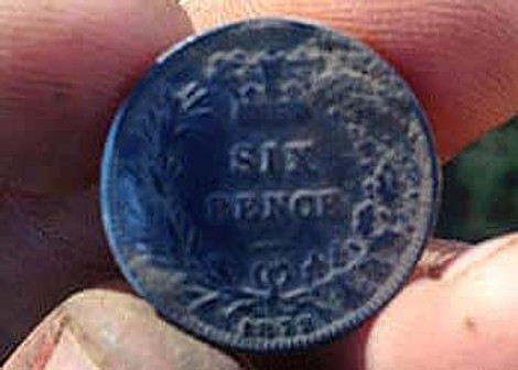 1879 Victoria Sixpence
