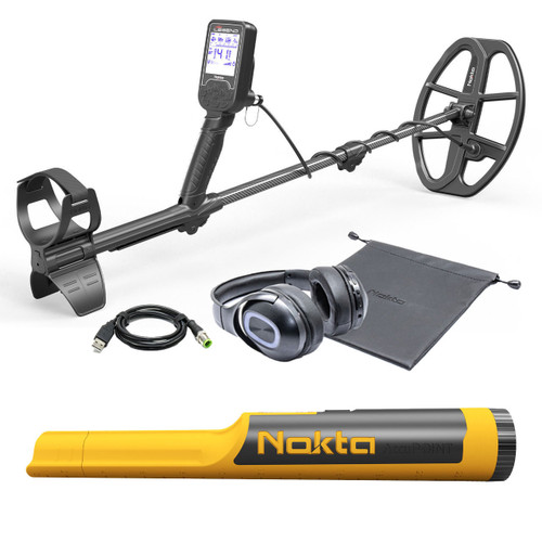 Nokta The Legend Metal Detector NEW Generation with Headphones with AccuPOINT Pin Pointer