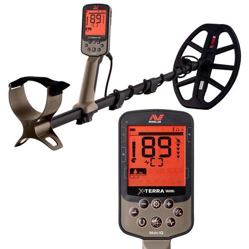 Minelab X-Terra Elite Metal Detector Powered by Multi-IQ and User Interface