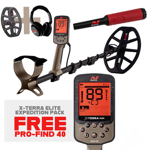 Minelab X-Terra Elite Metal Detector Powered by Multi-IQ 