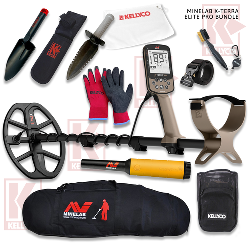 Minelab X-Terra Elite Metal Detector Pro Bundle