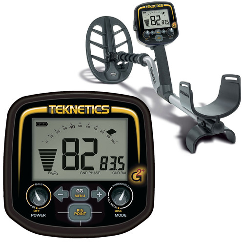 Teknetics G2+ Metal Detector and User Interface UI Close Up with target ID 89 
