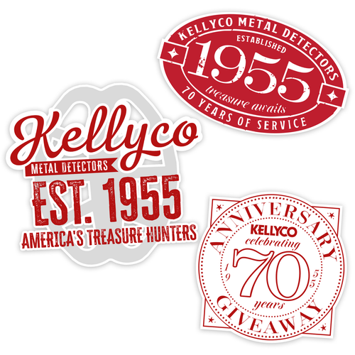 Kellyco 70th Anniversary Sticker Pack