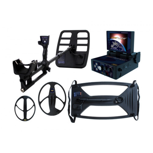 Nokta Makro Deephunter 3D Pro Package Metal Detector shown with all accessories from Kellyco Metal Detectors