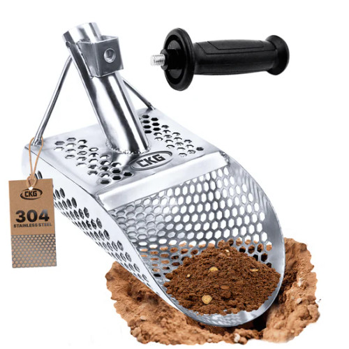 CKG HEX-7 Sand Scoop with Handle for Metal Detecting