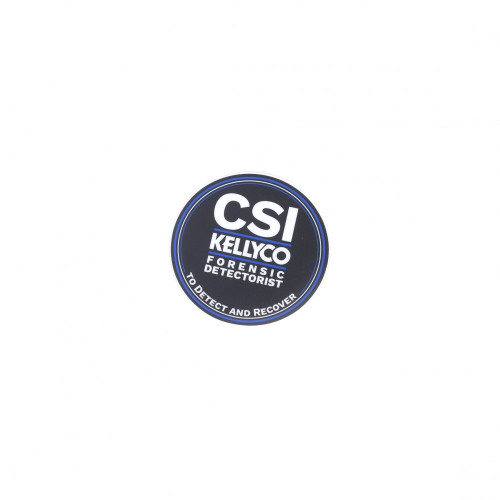 Kellyco CSI Sticker on White Background